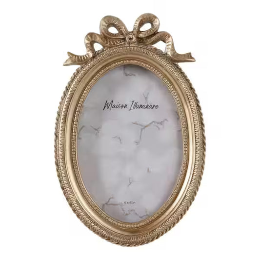 4x6 Oval Coquette Frame w/Bow