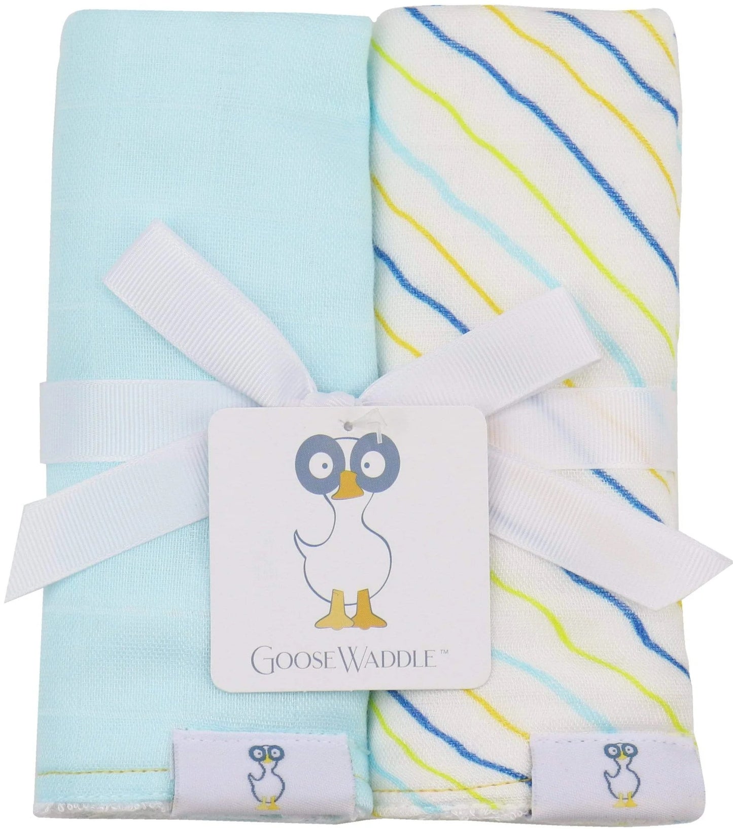 Goose Waddle - Burp Cloths  Set/2