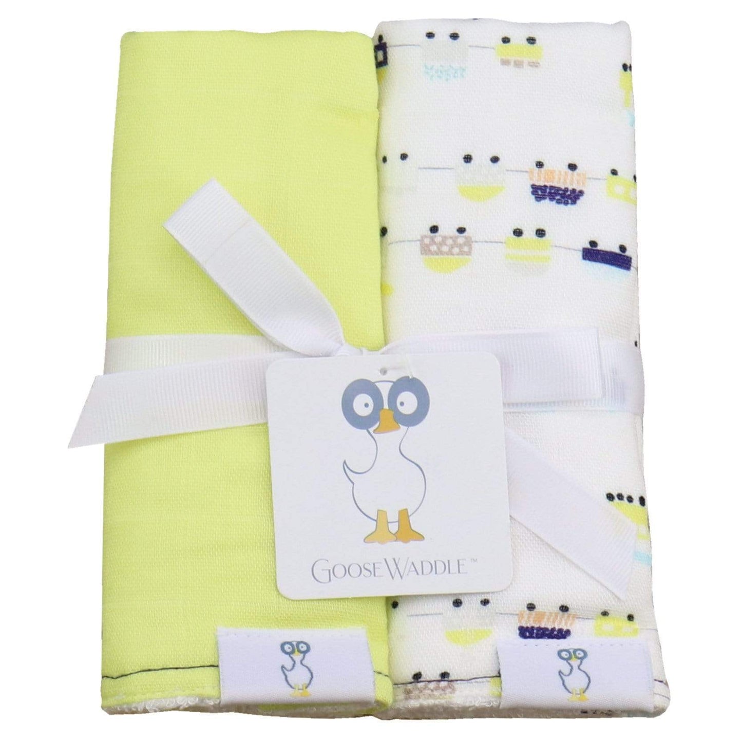 Goose Waddle - Burp Cloths  Set/2