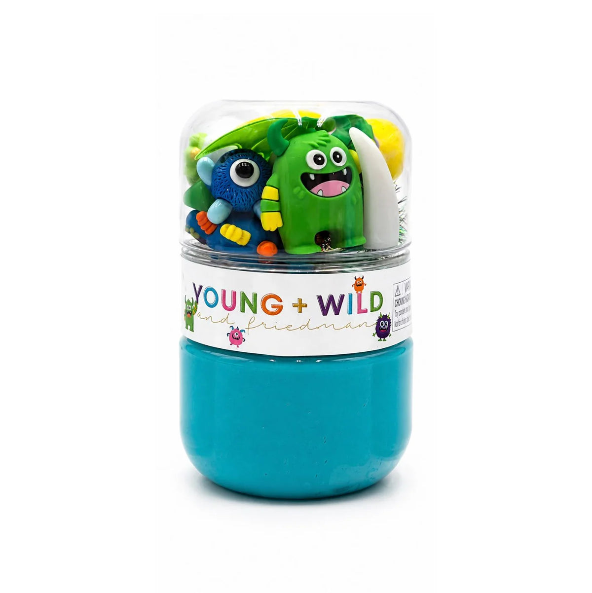 Grab & Go Dough Jar - Colorful Monster -