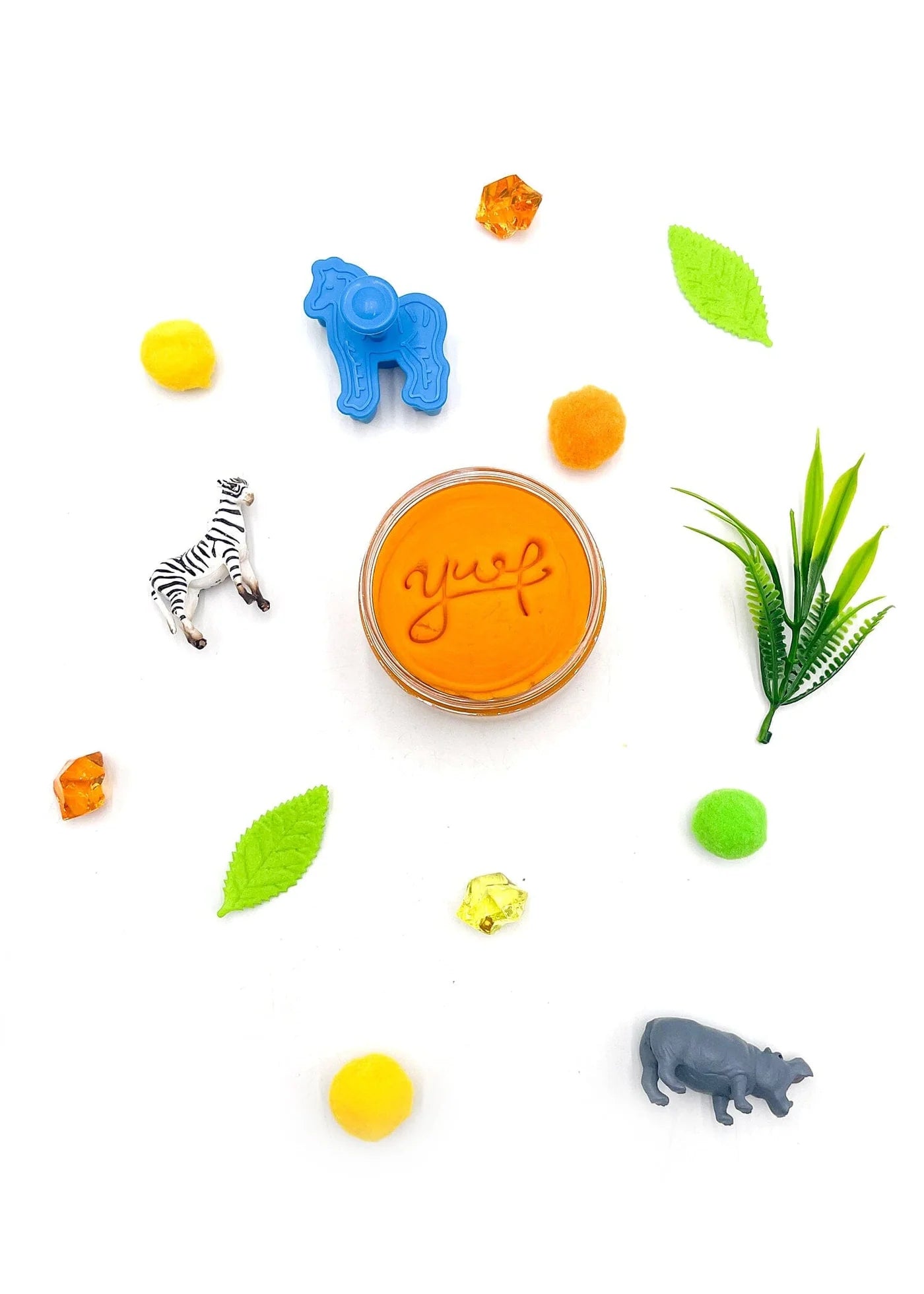 Zoo Grab and Go Dough Jar