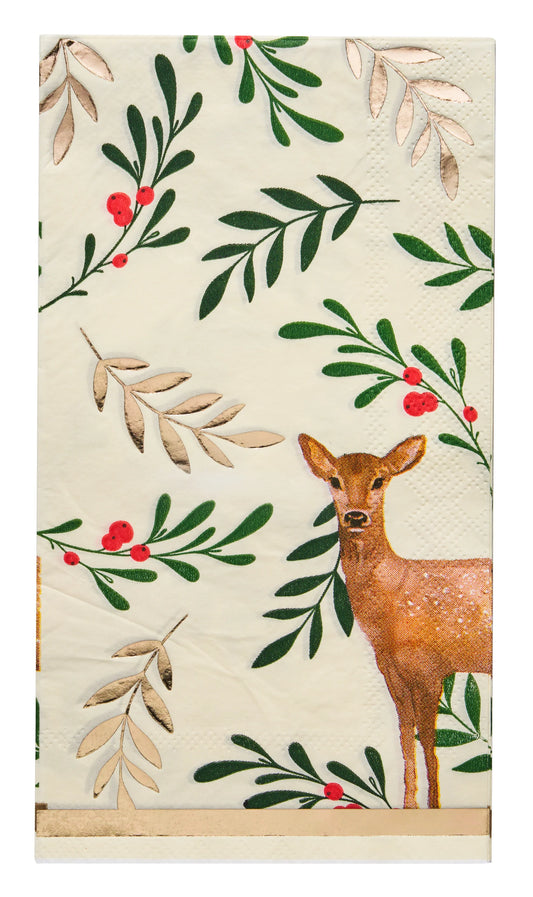 Deer and Berry guest towels