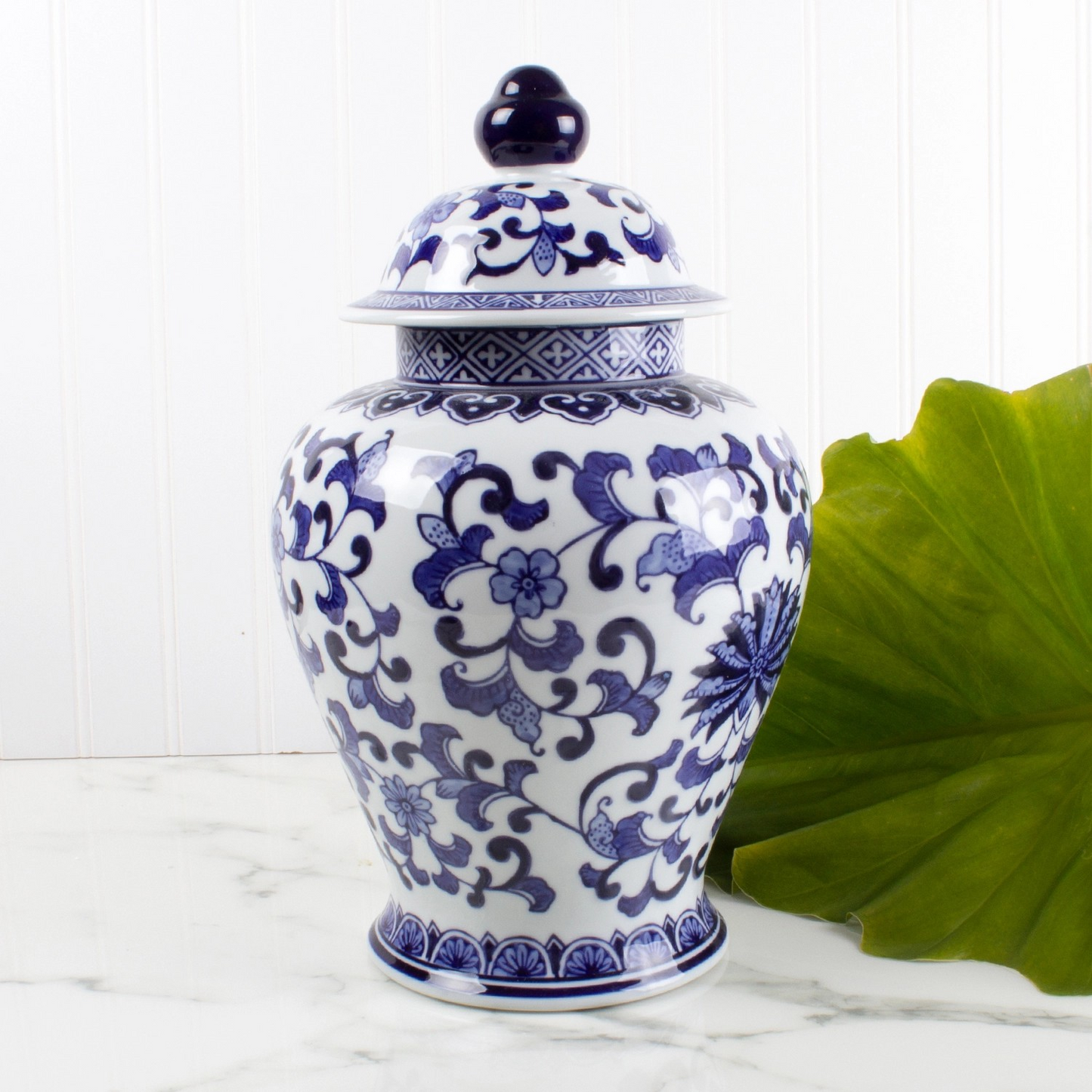Chinoiserie Vase 11" Tall