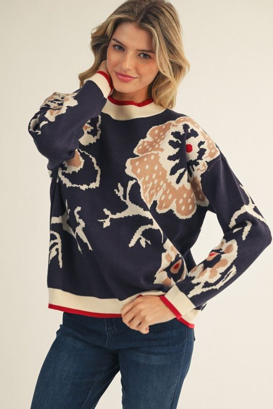Floral Infusion Sweater