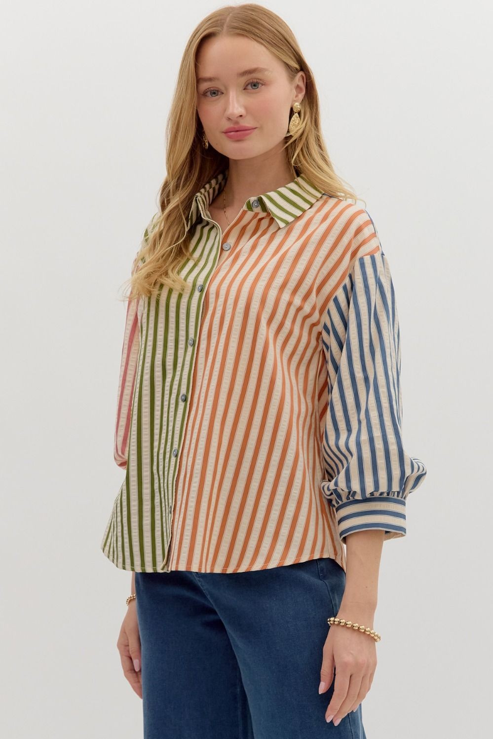 Royalty Stripe Blouse