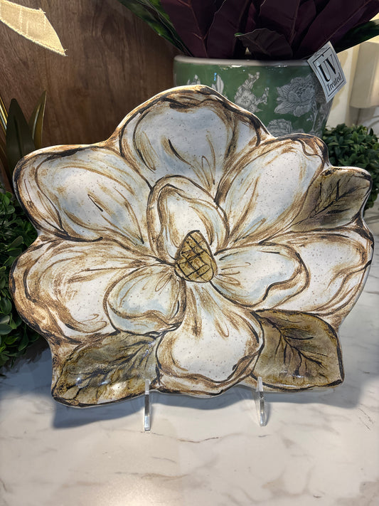 Etta B Magnolia Medium Dish