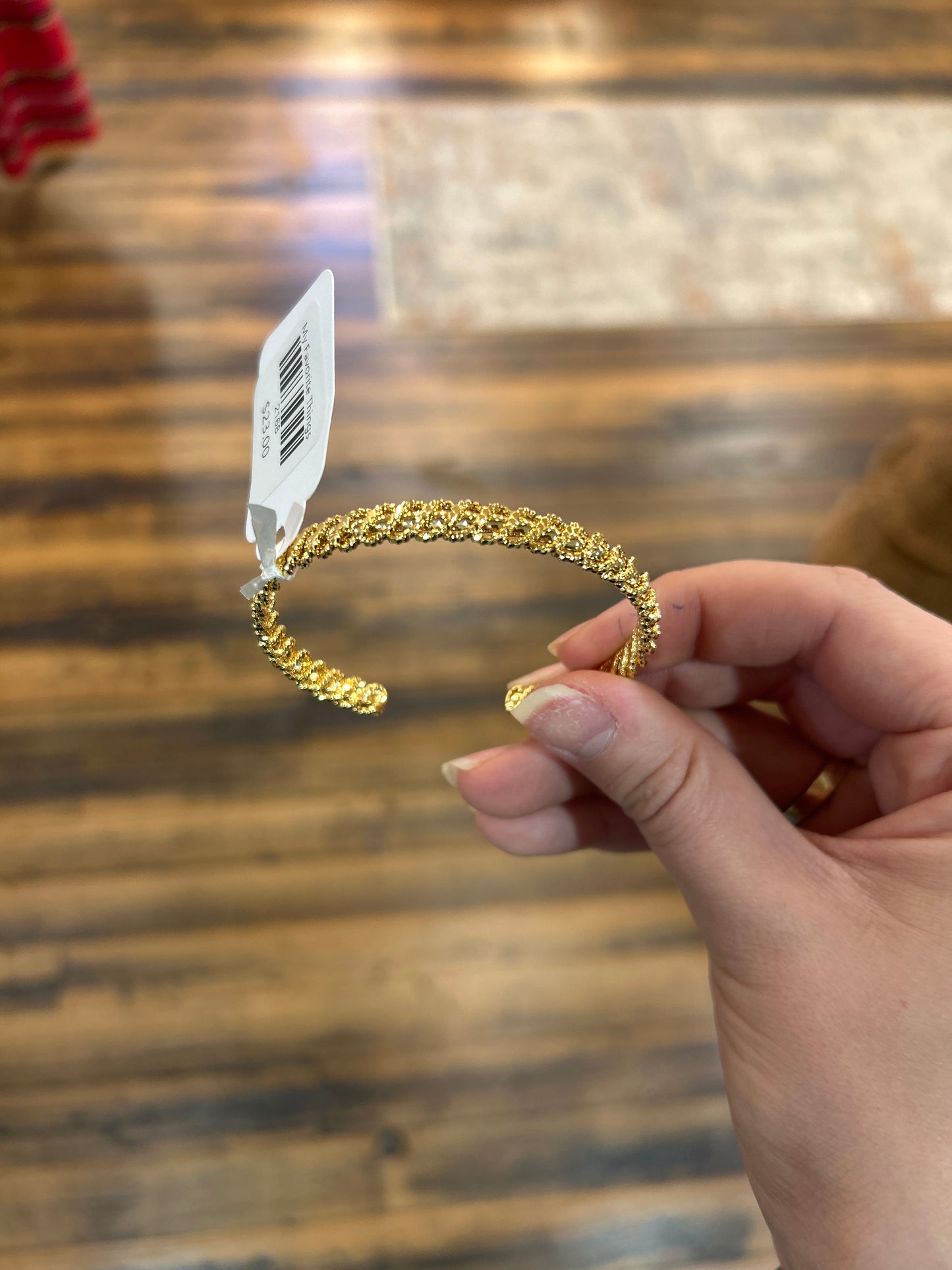 Gold Braided Bracelet