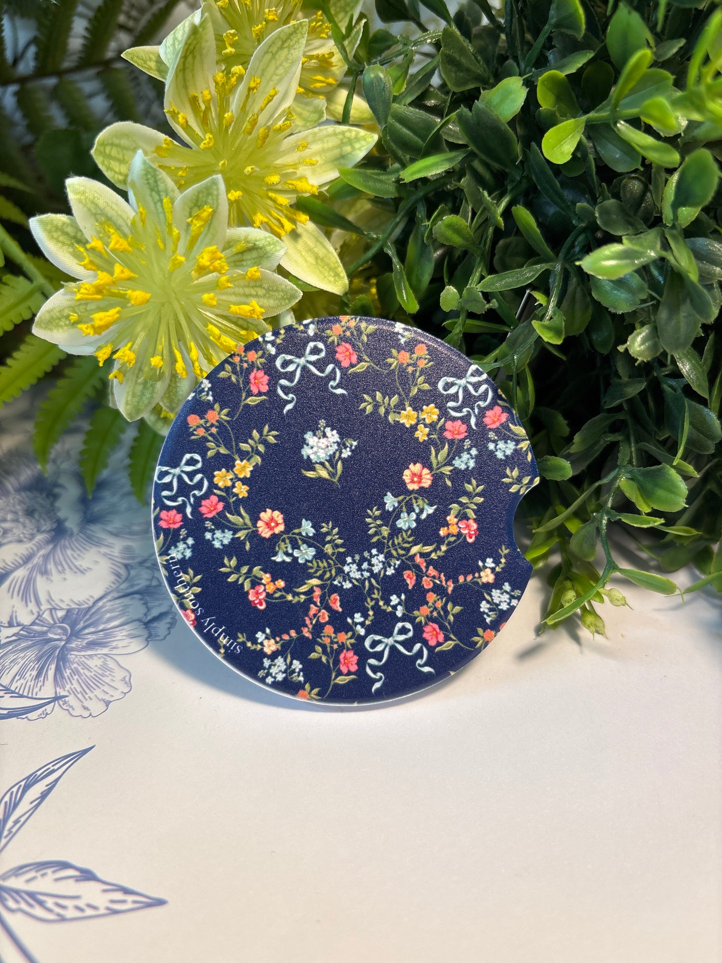 Simply Southern Water Absorbent Car Coaster