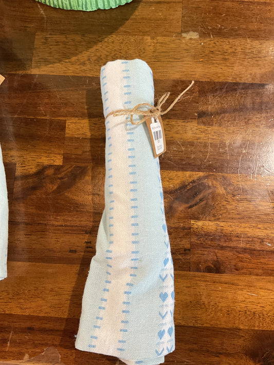 Blue Heart Tea Towel