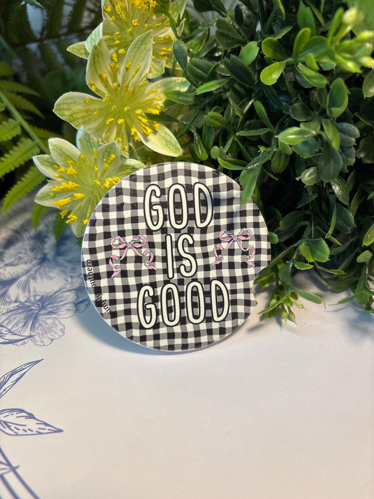 Simply Southern Water Absorbent Car Coaster