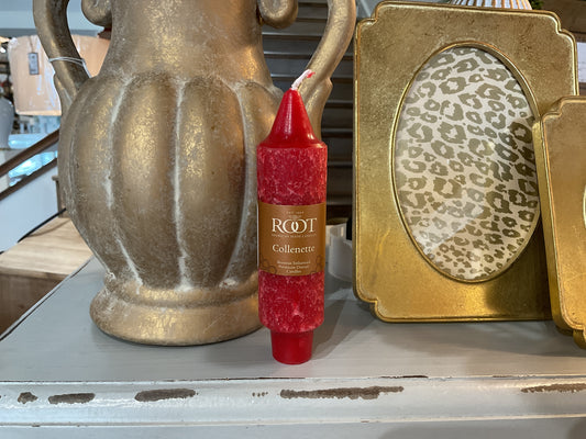 Root Candle  5 in  Red