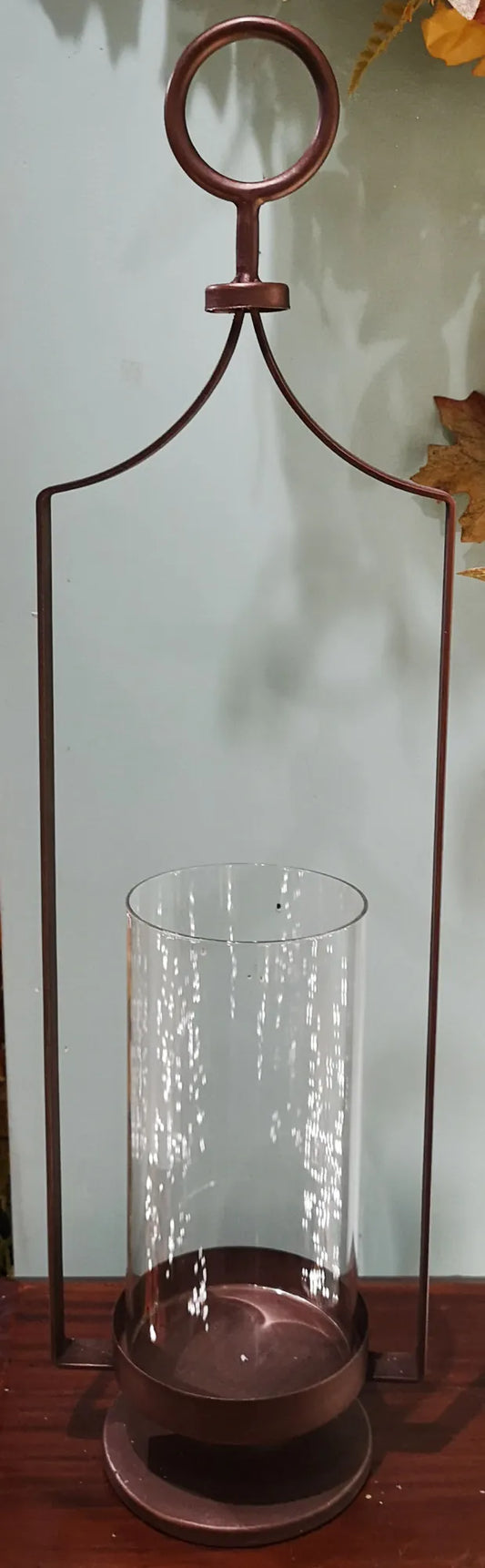 Large Bronze Metal Lantern