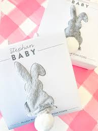 Plush Bunny Blanket Grey