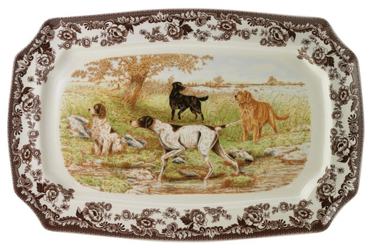 Spode Woodland Dog Large Platter