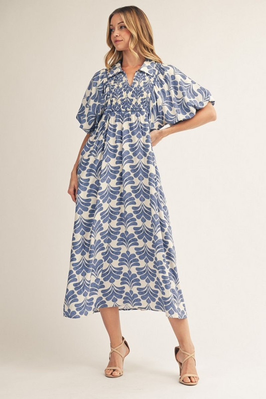 Jacqueline Blue Dress
