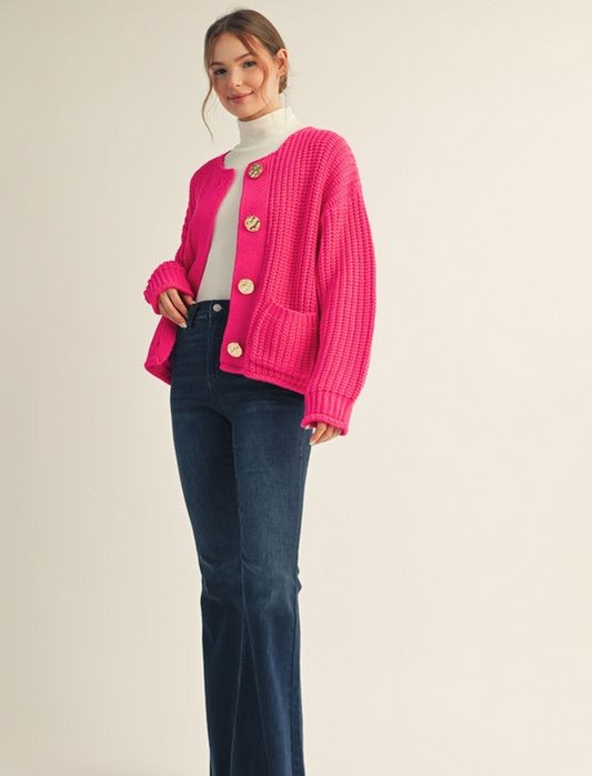 Beautiful in Pink Cardigan