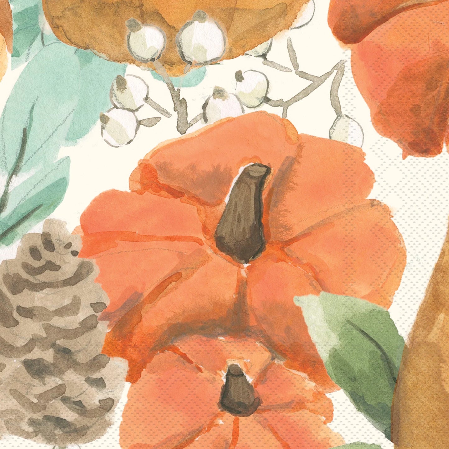 Harvest Floral Luncheon Napkins