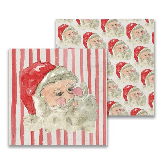 Santa Head Cocktail Napkins