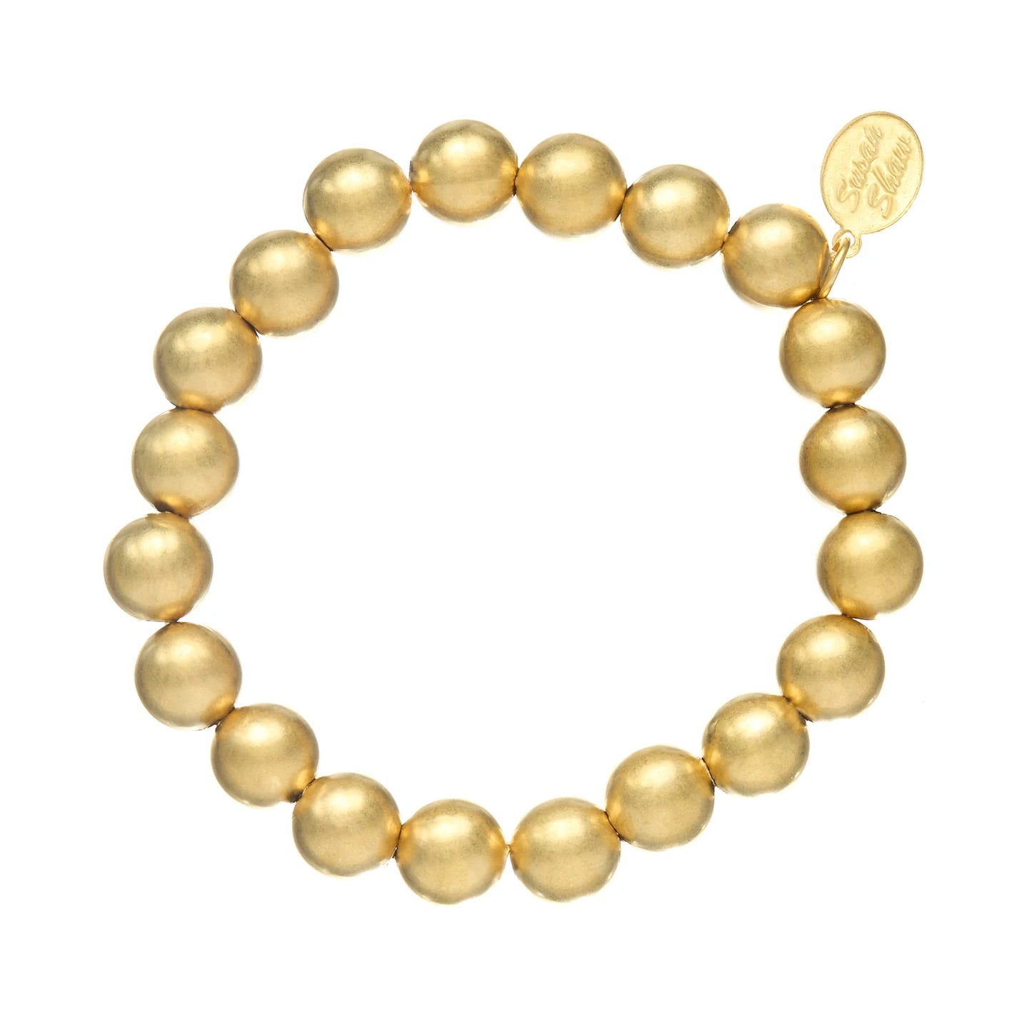 Susan Shaw Mini Margaret Gold Beaded Stretch Bracelet 2420G