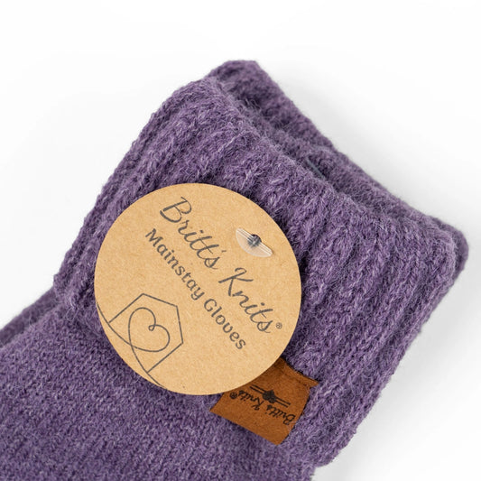 Super Soft Grape Color Gloves