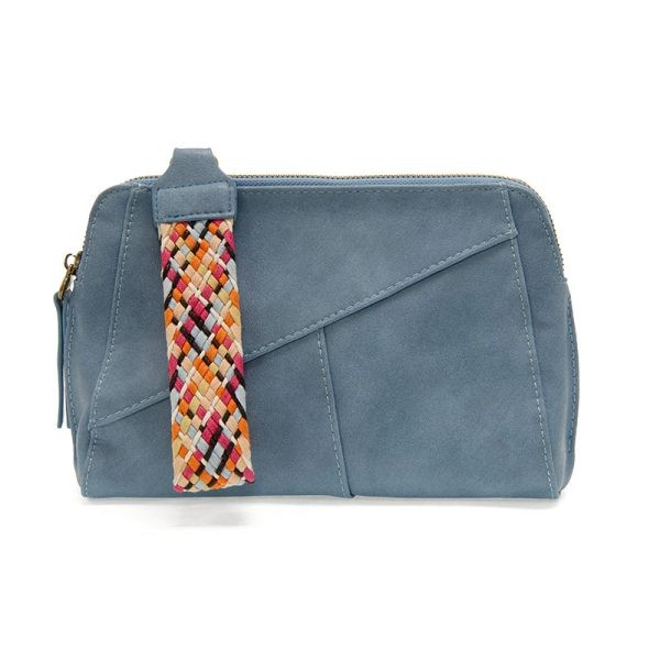 Gigi Crossbody with Woven Wristlet Strap