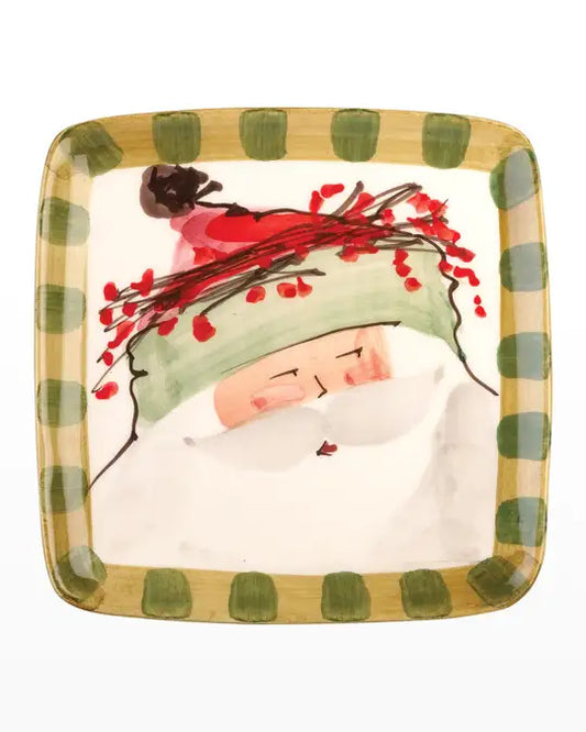 Vietri Old St. Nick Square Salad Plates