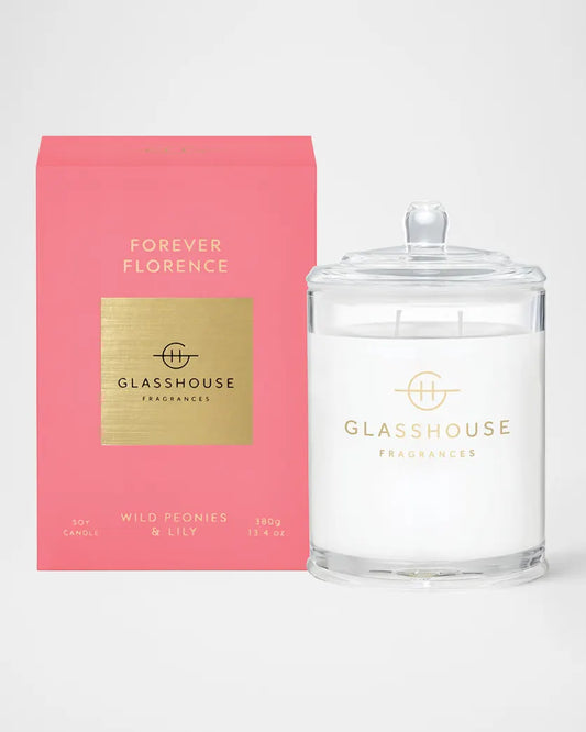 Glasshouse Fragrances Forever Florence 13.4 oz Soy Candle