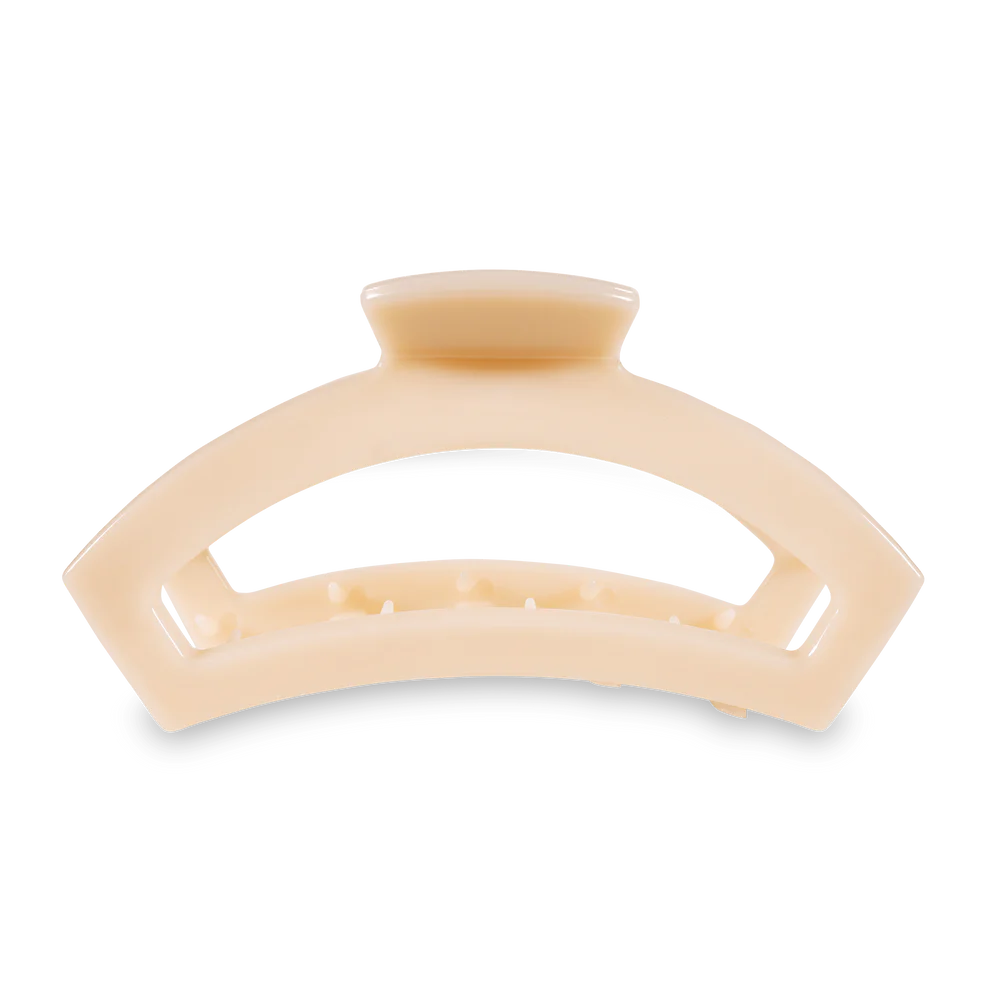 Open Almond Beige  Claw Hair Clip