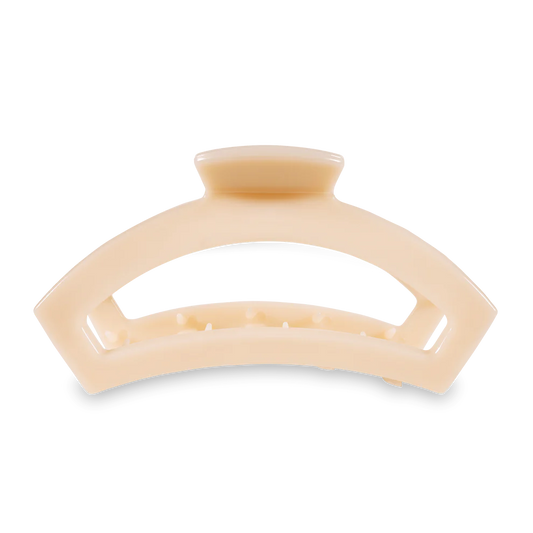 Open Almond Beige  Claw Hair Clip