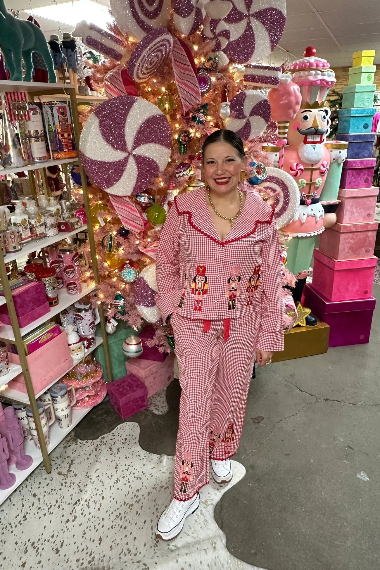 Nutcracker Red Gingham Pajamas