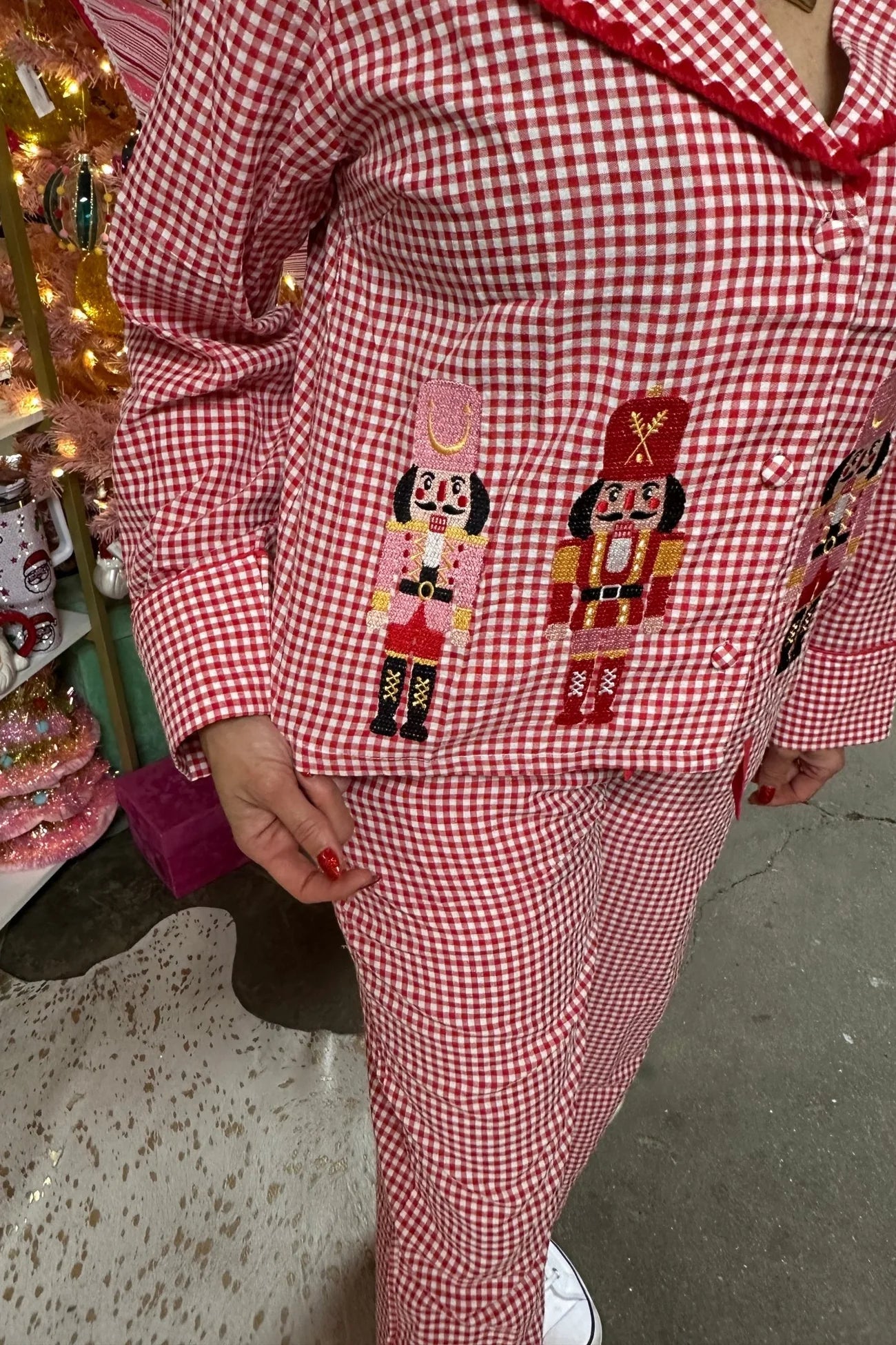 Nutcracker Red Gingham Pajamas