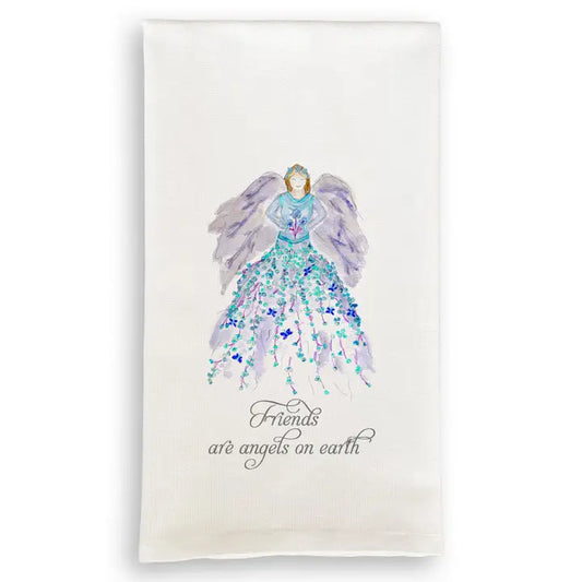 Purple Angel Tea Towel