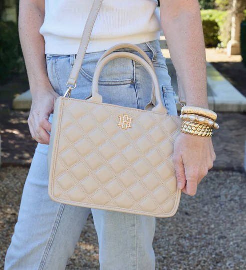 Ricky Mini Tote CREAM Quilted DQ