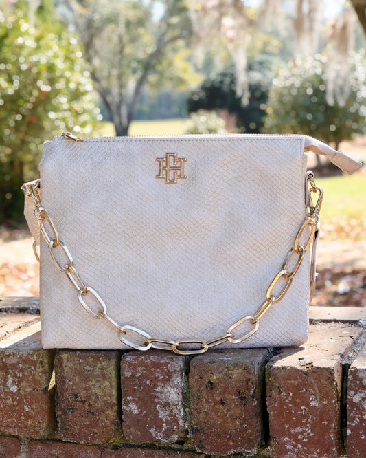 Arianna Crossbody Shimmer Champagne