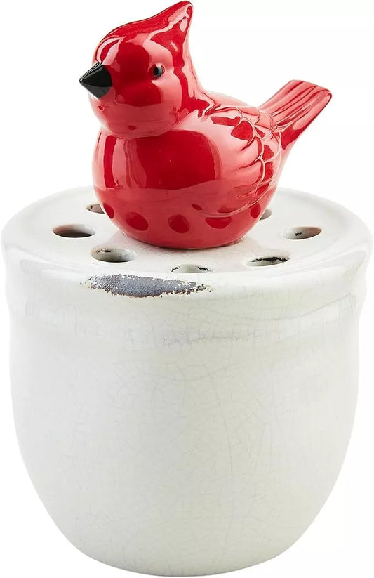 Cardinal Pot Vase