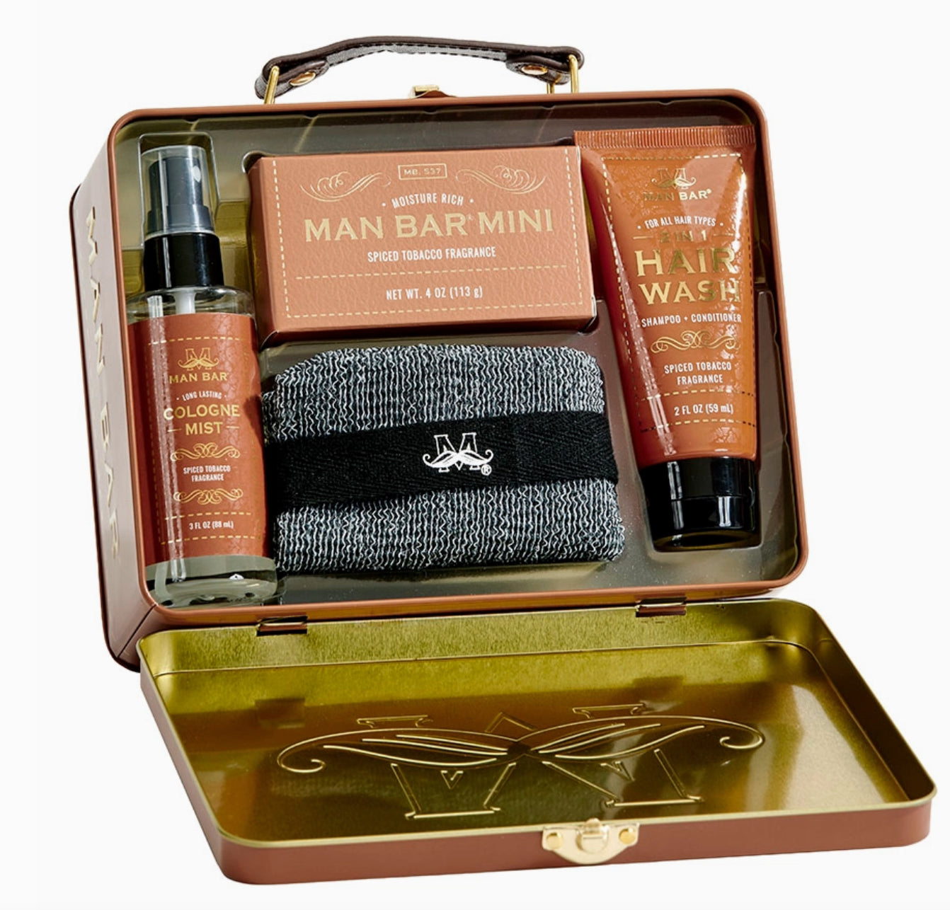 Man Bar Travel Kit - Spiced Tobacco