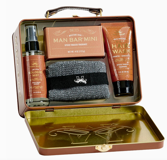 Man Bar Travel Kit - Spiced Tobacco
