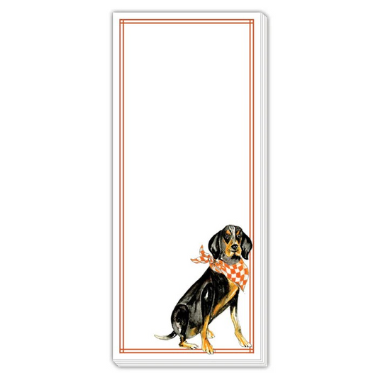Coonhound Skinny Notepad