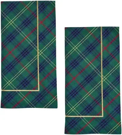 MacMerry Plaid Green Napkin