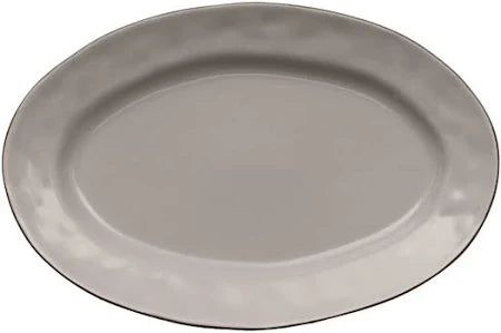 Cantaria Small Oval Greige Platter