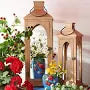 Wood Grain Lanterns