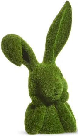 Moss Rabbit Bust  Thinking