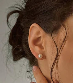 Small Pearl Stud Earrings