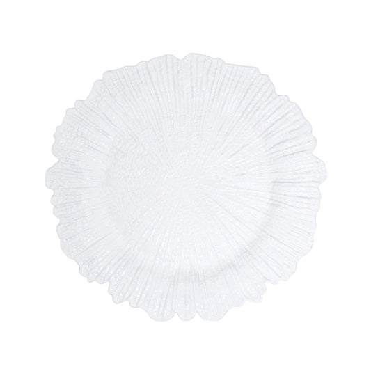 White Starburst Charger