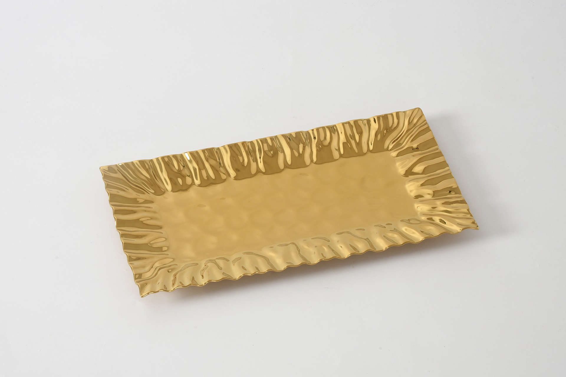 Plastic Ruffle Tray Pampa Bay Ruffled Rectangular Tray – My Favorite Things