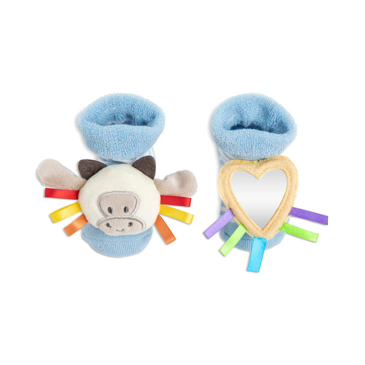 Rattle and Mirror Sock Set