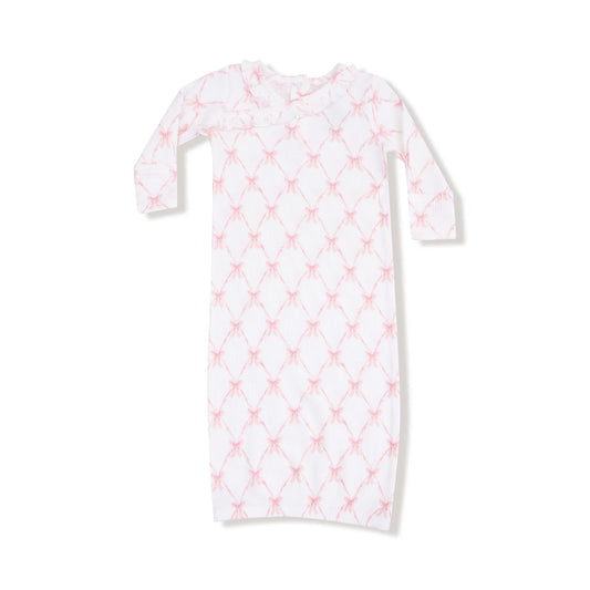Ribbon Bow Trellis - Kimono Gown 0-3 months