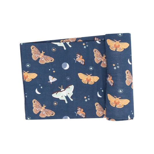 Angel Dear - Swaddle Blanket - Navy Moth