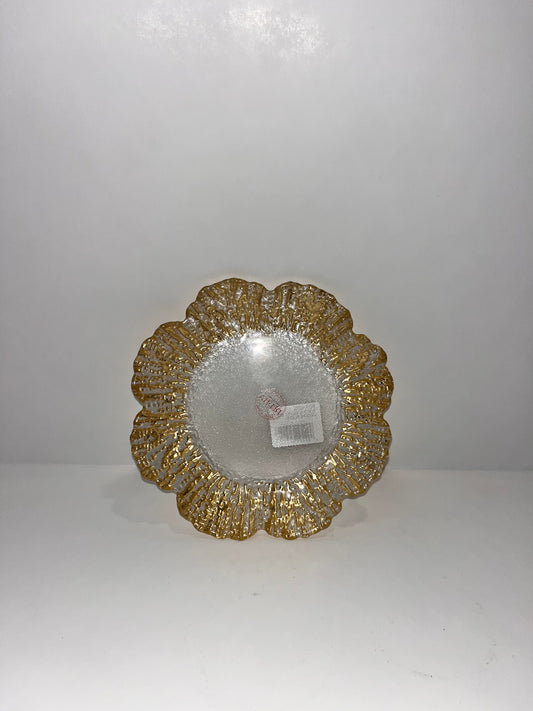 Vietri Canape Gold Plate