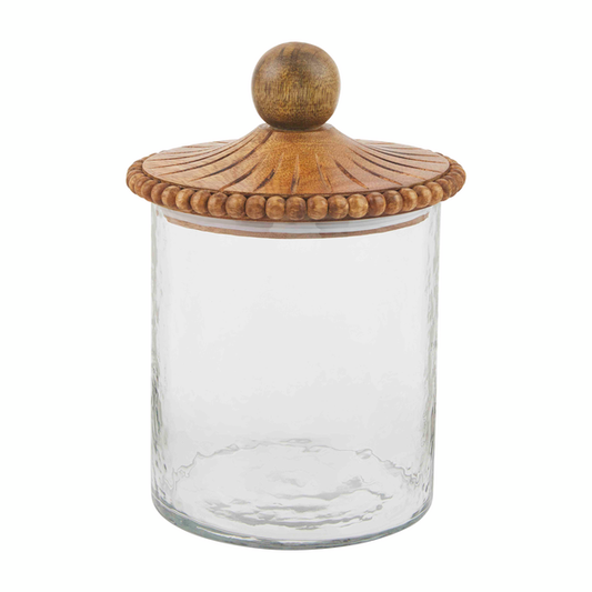 Beaded Glass Canister Set